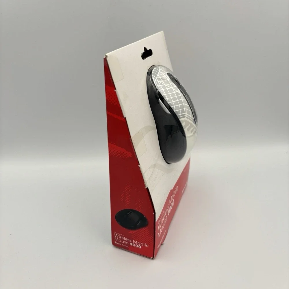 Microsoft Mobile 4000 Wireless Mouse BlueTrack Technology USB White Sealed New